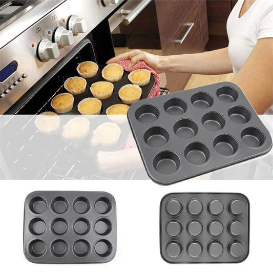 12 Molds Muffin And Cupcake Tray