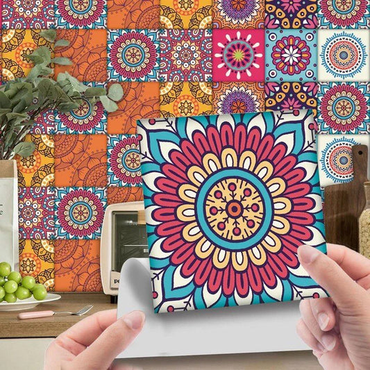 12 PCS Home Decor Tile Stickers Self Adhesive