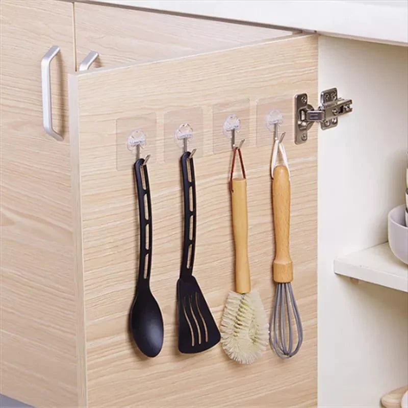 10 PCS Transparent Wall Hook