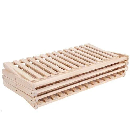 Wooden 4 Layer Shoe Rack Folding