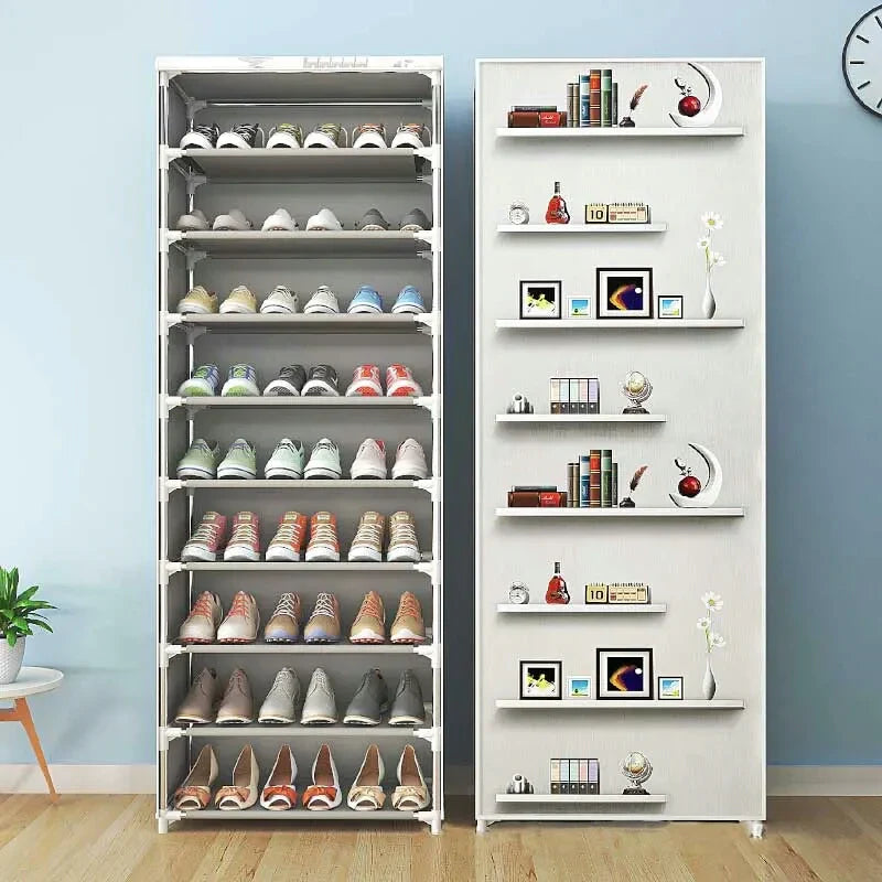 10 Layer Printed Shoe Organizer Rack