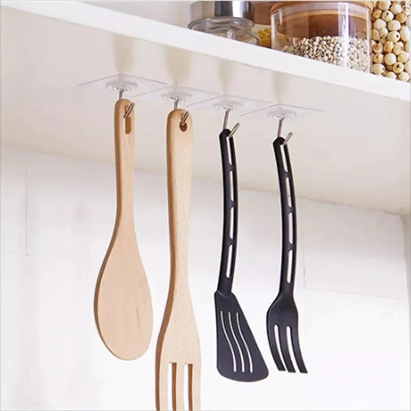 10 PCS Transparent Wall Hook