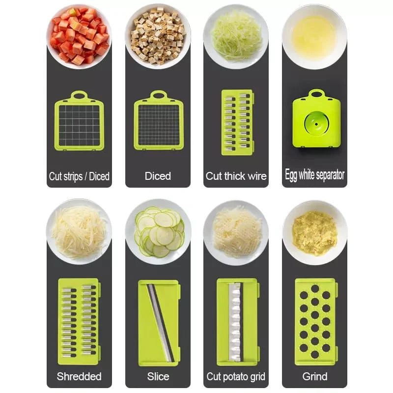 12 in 1 Vegetable Cutter Slicer Grater Chopper