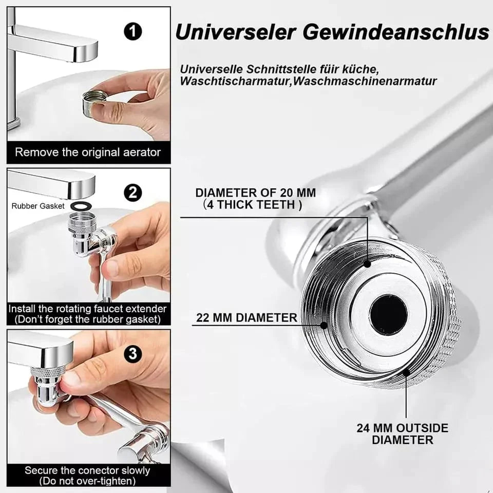 1080° Rotating Faucet